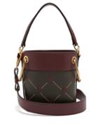 Matchesfashion.com Chlo - Roy Little Horses Mini Leather Bucket Bag - Womens - Dark Green Multi