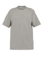 Matchesfashion.com Acne Studios - Navid Logo Ribbed Cotton T Shirt - Mens - Grey