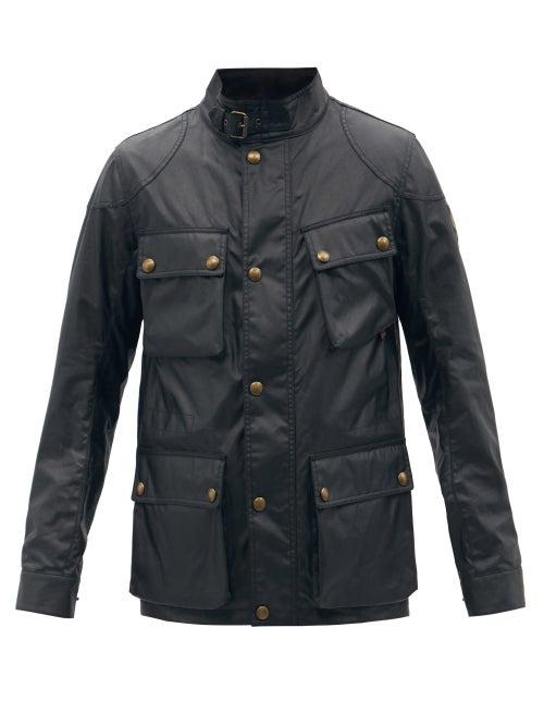 Belstaff - Fieldmaster Waxed Cotton-canvas Jacket - Mens - Black