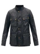 Belstaff - Fieldmaster Waxed Cotton-canvas Jacket - Mens - Black