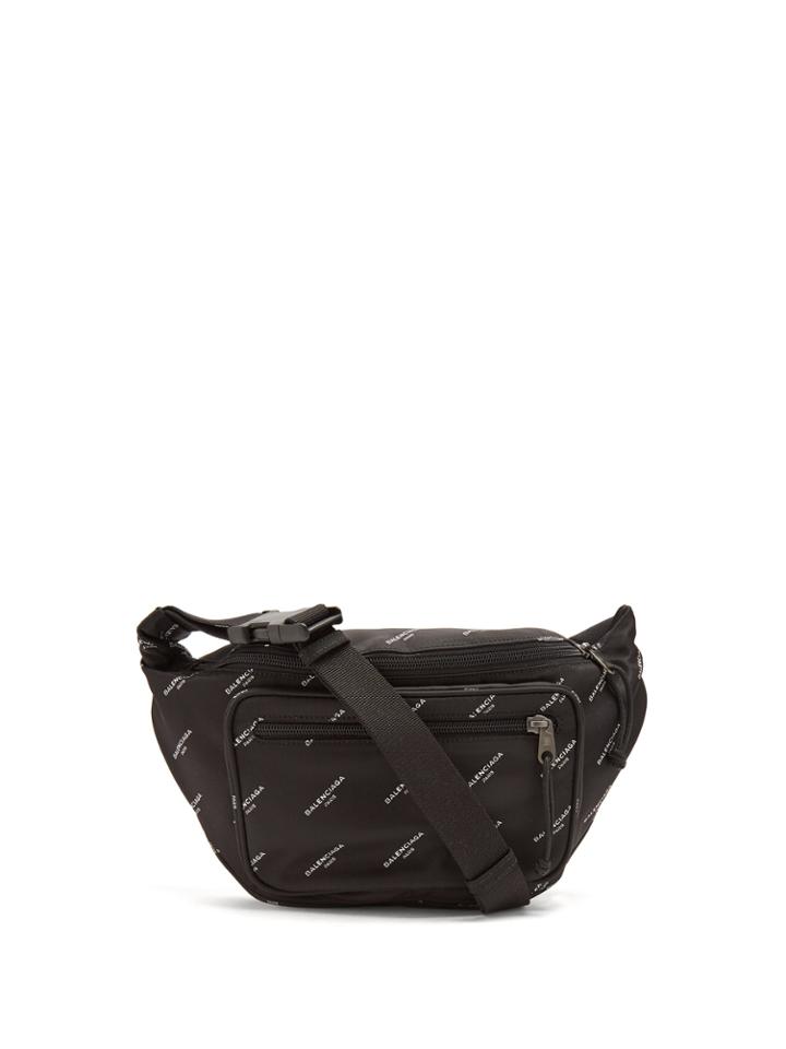 Balenciaga Logo-print Canvas Belt Bag