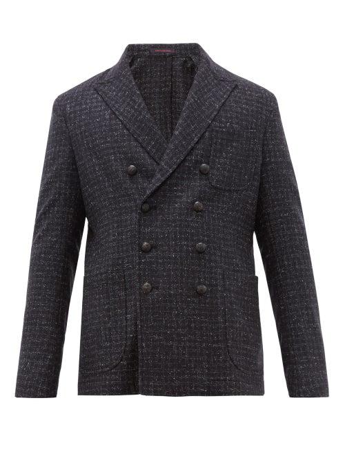 Matchesfashion.com The Gigi - Ziggy Double Breasted Wool Blend Jacket - Mens - Black