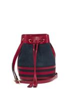 Matchesfashion.com Gucci - Ophidia Mini Suede Bucket Bag - Womens - Red Navy