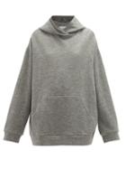 Matchesfashion.com Raey - Oversized Cashmere Blend Hooded Sweatshirt - Womens - Grey