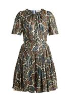 Matchesfashion.com Diane Von Furstenberg - Ana Paisley Print Silk Blend Dress - Womens - Multi