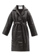 Proenza Schouler White Label - Quilted Faux-leather Coat - Womens - Black