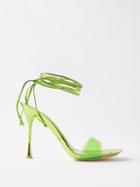Gianvito Rossi - Spice Wraparound Leather Sandals - Womens - Green