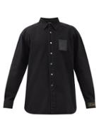 Raf Simons - Logo-patch Denim Shirt - Mens - Black