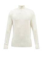 Raey - Mercerised Merino Wool Roll-neck Sweater - Mens - Ivory