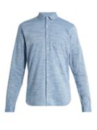 Oliver Spencer Eton-collar Cotton-marl Shirt