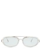 Dior - Neo Dior Square Metal Sunglasses - Mens - Silver