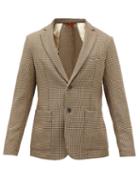 Barena Venezia - Borgo Zatara Houndstooth-wool Jacket - Mens - Brown Multi