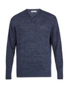 Inis Meáin Two-button Linen Sweater