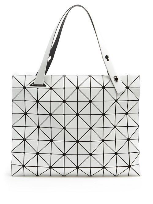 Matchesfashion.com Bao Bao Issey Miyake - Carton Gloss Tote - Womens - White