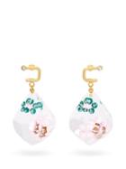 Matchesfashion.com Marni - Floral Drop Earrings - Womens - Pink