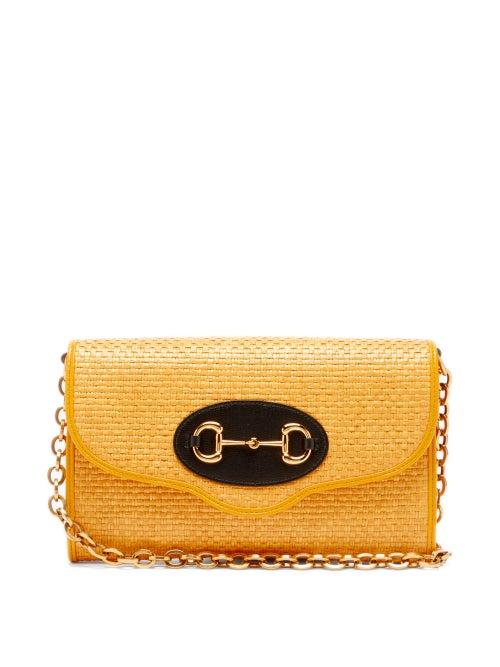 Ladies Bags Gucci - 1955 Horsebit Small Shoulder Bag - Womens - Yellow