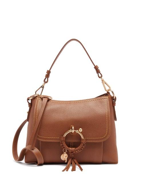 Ladies Bags See By Chlo - Joan Small Leather Cross-body Bag - Womens - Tan