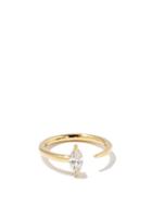 Matchesfashion.com Katkim - Marquise Crescendo Diamond & 18kt Gold Ring - Womens - Yellow Gold