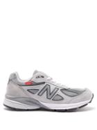 New Balance - Made In Usa 990v4 Suede And Mesh Trainers - Womens - Grey