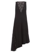 Matchesfashion.com Tibi - Guipure Lace Crepe Dress - Womens - Black