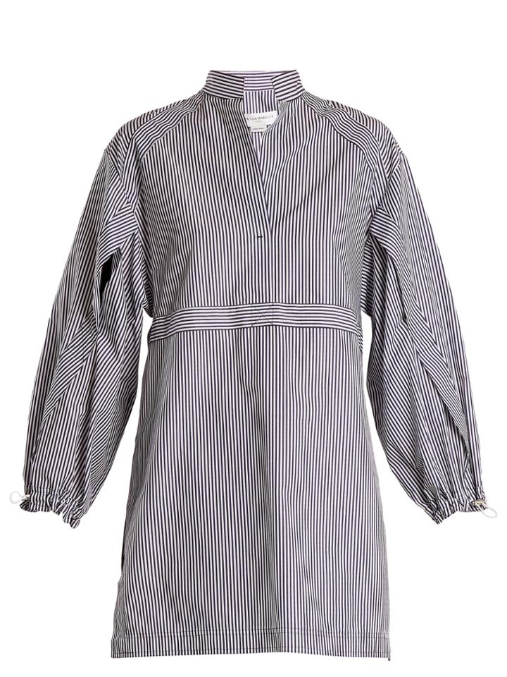 Amanda Wakeley Kansai Striped Cotton-poplin Shirtdress