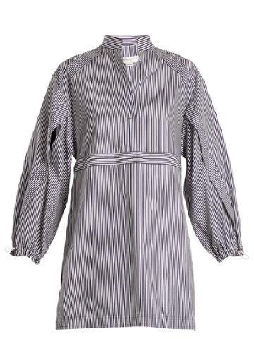 Amanda Wakeley Kansai Striped Cotton-poplin Shirtdress