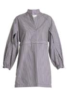 Amanda Wakeley Kansai Striped Cotton-poplin Shirtdress