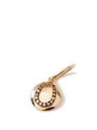 Rosa De La Cruz - Horseshoe Diamond & 18kt Gold Charm - Womens - Yellow Gold