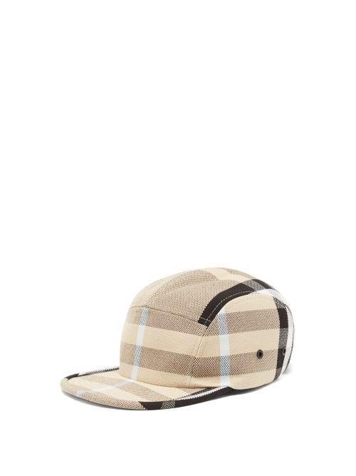 Matchesfashion.com Burberry - Checked Cotton-canvas Cap - Mens - Multi