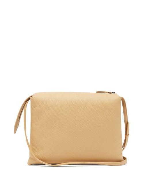 Matchesfashion.com The Row - Nu Twin Small Leather Cross-body Bag - Womens - Beige