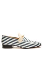 Joseph Striped Leather Loafers