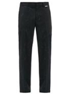 Mens Rtw Vetements - Pinstripe Wool-blend Wide-leg Trousers - Mens - Black
