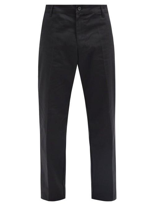 Matchesfashion.com Noon Goons - Club Twill Wide-leg Trousers - Mens - Black