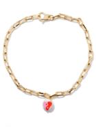 Joolz By Martha Calvo - Heart Yin Yang Pearl & 14kt Gold-plated Necklace - Womens - Pink Multi