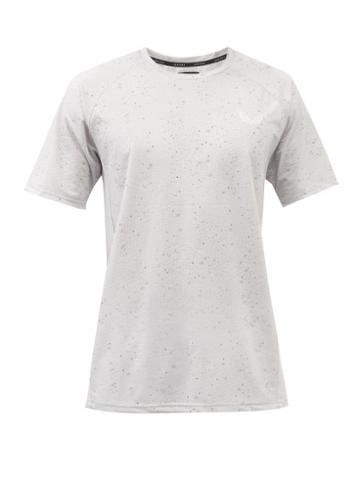 Castore - Nereid Speckle-print Mesh-jersey T-shirt - Mens - Grey