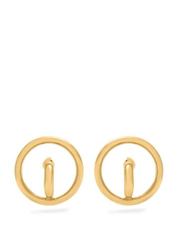 Matchesfashion.com Charlotte Chesnais - Saturn Gold Plated Earrings - Womens - Gold