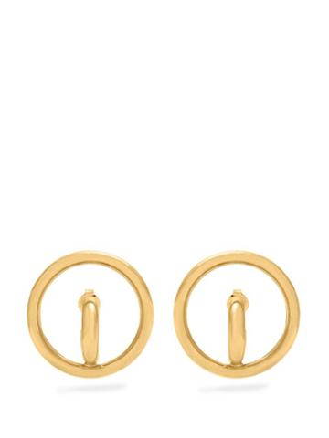 Matchesfashion.com Charlotte Chesnais - Saturn Gold Plated Earrings - Womens - Gold
