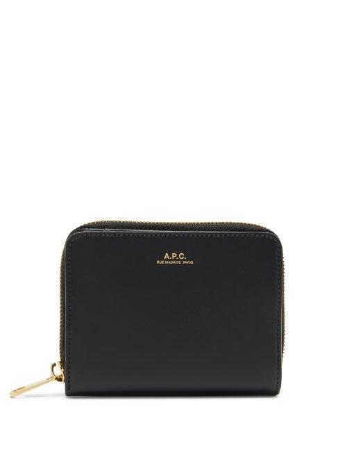 Matchesfashion.com A.p.c. - Emmanuelle Zip-around Leather Wallet - Womens - Black