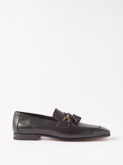 Tom Ford - Tasselled Leather Loafers - Mens - Black