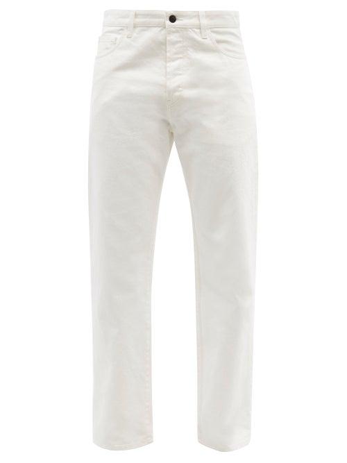 The Row - Monroe Neutral-wash Slim-leg Jeans - Mens - White