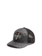 Gucci Angry Cat-embroidered Baseball Cap