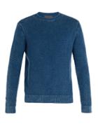 Matchesfashion.com Iris Von Arnim - Stonewashed Cashmere Sweater - Mens - Blue