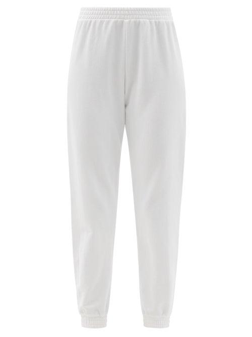 Ladies Lingerie Skin - Emile Cotton-blend Jersey Track Pants - Womens - White