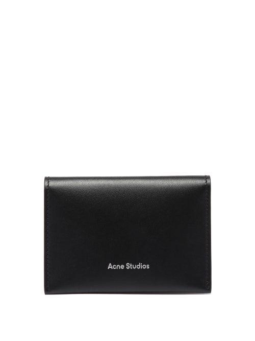 Matchesfashion.com Acne Studios - Bifold Leather Cardholder - Mens - Black