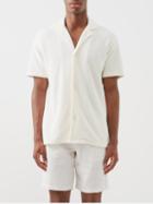 Orlebar Brown - Howell Cotton-terry Shirt - Mens - Cream