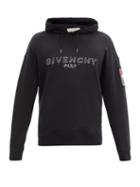 Matchesfashion.com Givenchy - Logo-print Hooded Sweatshirt - Mens - Black