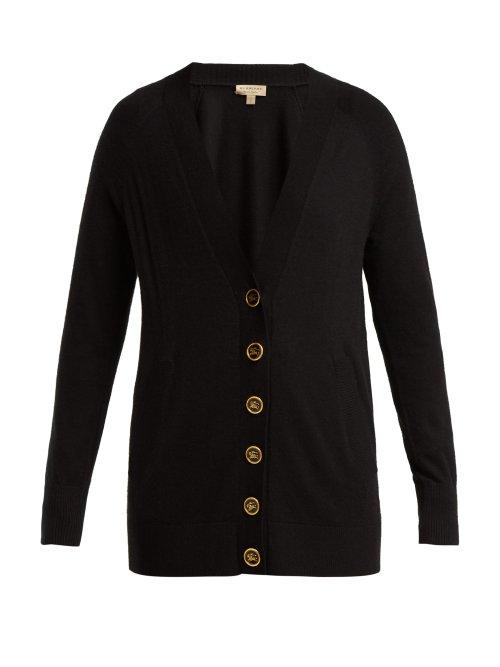 Matchesfashion.com Burberry - Cashmere Cardigan - Womens - Black