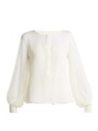 Zeus + Dione Myrina Layered Silk Blouse
