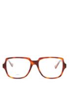 Matchesfashion.com Loewe - Filipa Square Tortoiseshell-acetate Glasses - Womens - Tortoiseshell