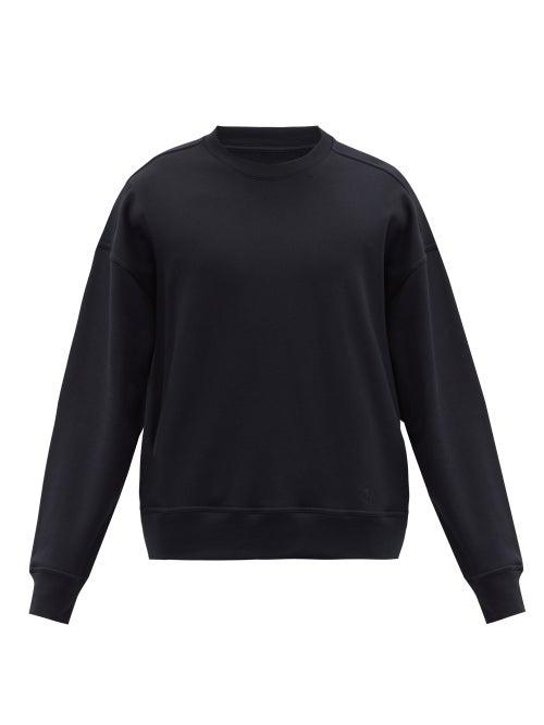 Matchesfashion.com Jil Sander - Dropped-shoulder Cotton-terry Sweatshirt - Mens - Black